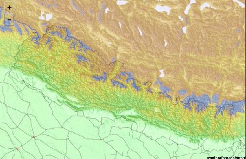 पश्चिमी वायुका कारण बाक्लो कुहिरो, हिमाली भेगमा हिमपातको सम्भावना 1 पश्चिमी वायुका कारण बाक्लो कुहिरो, हिमाली भेगमा हिमपातको सम्भावना