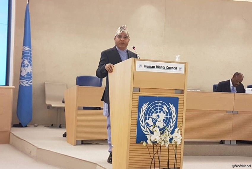 Nepal's commitment to protection and promotion of human rights 1 Nepal's commitment to protection and promotion of human rights