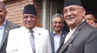 kp oli NCP dahal nepal india resignation