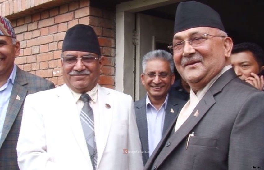 kp oli NCP dahal nepal india resignation