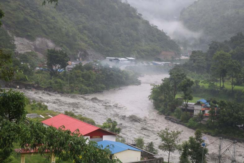 nepal corona flood lives damage death missing