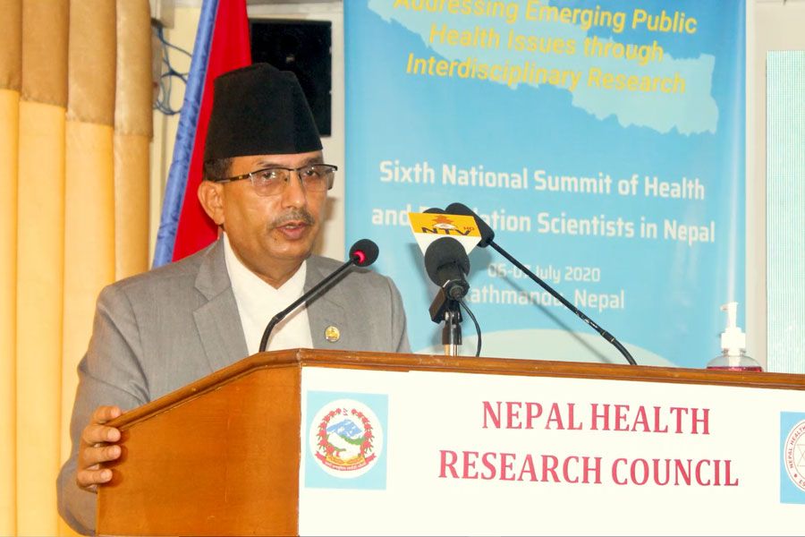 स्वास्थ्य क्षेत्रको समग्र विकास तथा सुदृढीकरणका लागि मन्त्रालय तयार : मन्त्री ढकाल 1 स्वास्थ्य क्षेत्रको समग्र विकास तथा सुदृढीकरणका लागि मन्त्रालय तयार : मन्त्री ढकाल