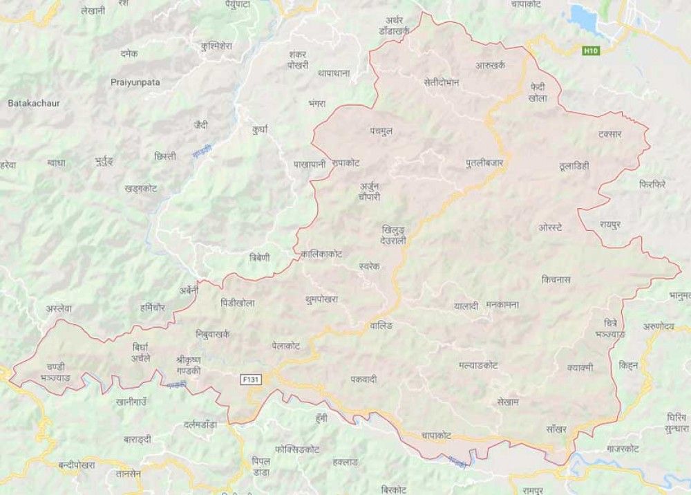 स्याङ्जामा ओलीको समर्थनमा प्रदर्शन 1 स्याङ्जामा ओलीको समर्थनमा प्रदर्शन